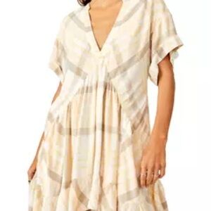 Free People Agnes Plaid Mini Dress